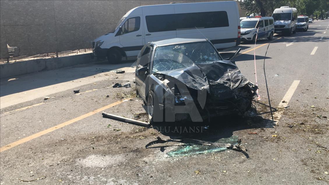 Başkentte trafik kazası: 16 yaralı