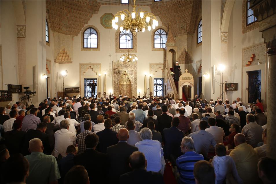 Eid al-Fitr prayer in Bosnia and Herzegovina