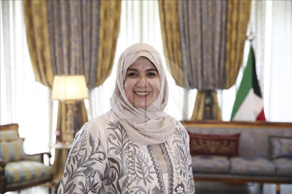 أسرة السفير الكويتي بتركيا تستضيف "الأناضول" بمنزلها
