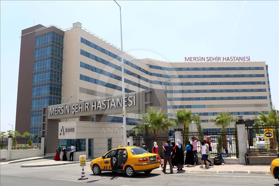 Mersin Şehir Hastanesi'ne 3 ayda yaklaşık 600 bin hasta