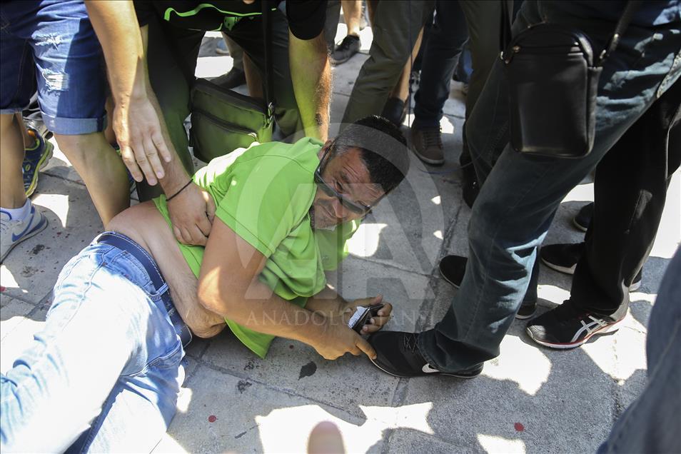 Municipal workers rally in Athens