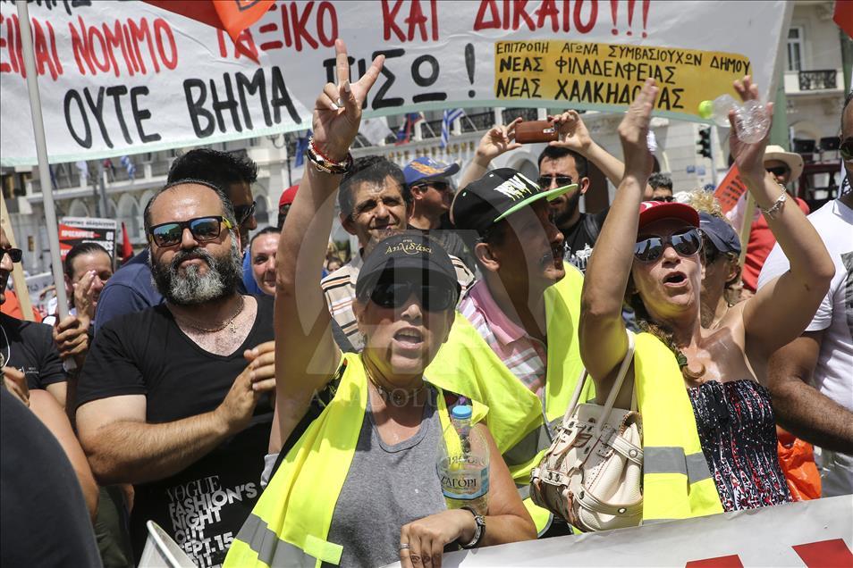 Municipal workers' strike continues in Athens