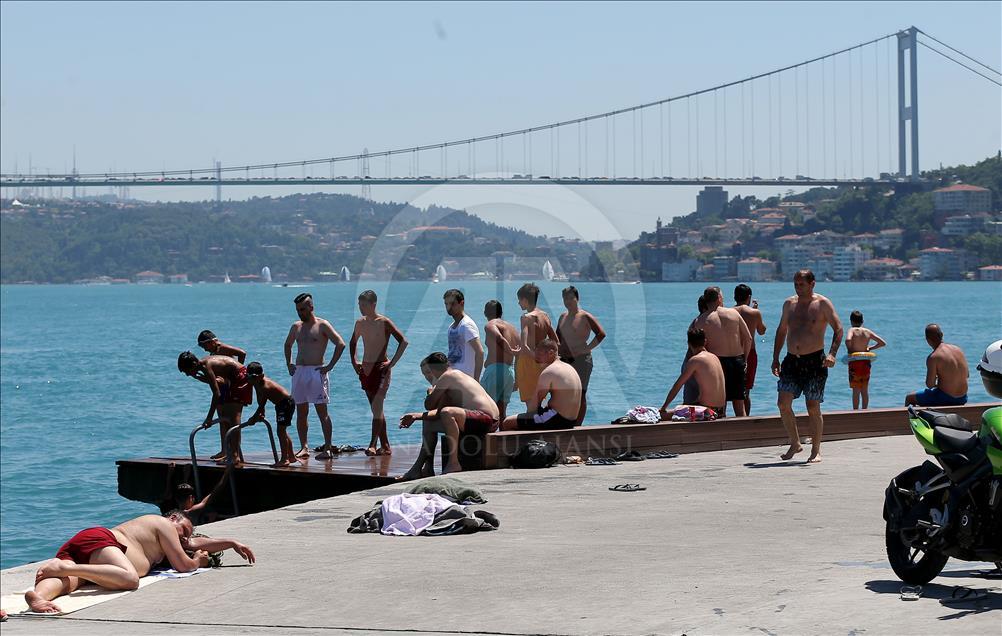 İstanbul'da sıcak hava