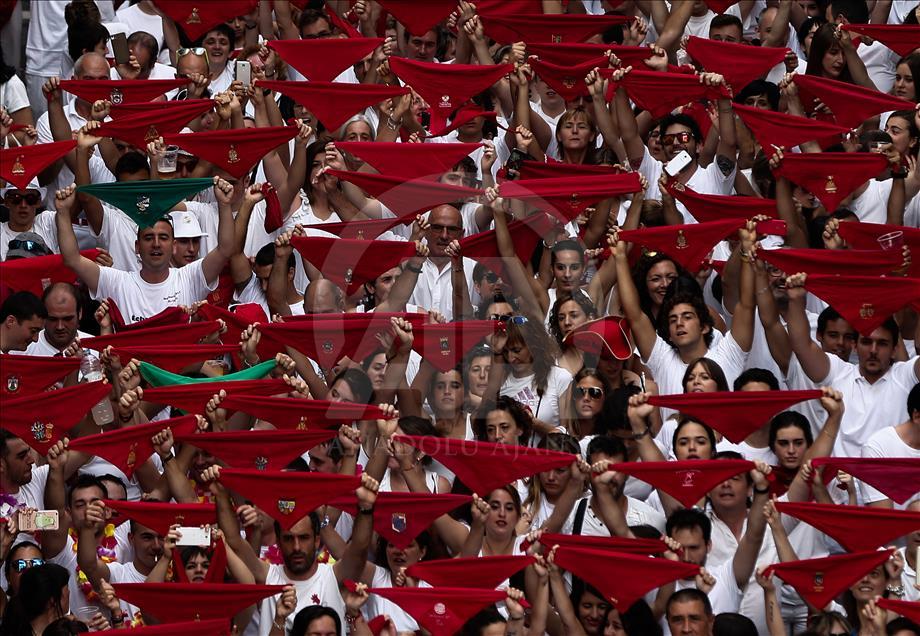 İspanya'nın ünlü San Fermin festivali başladı