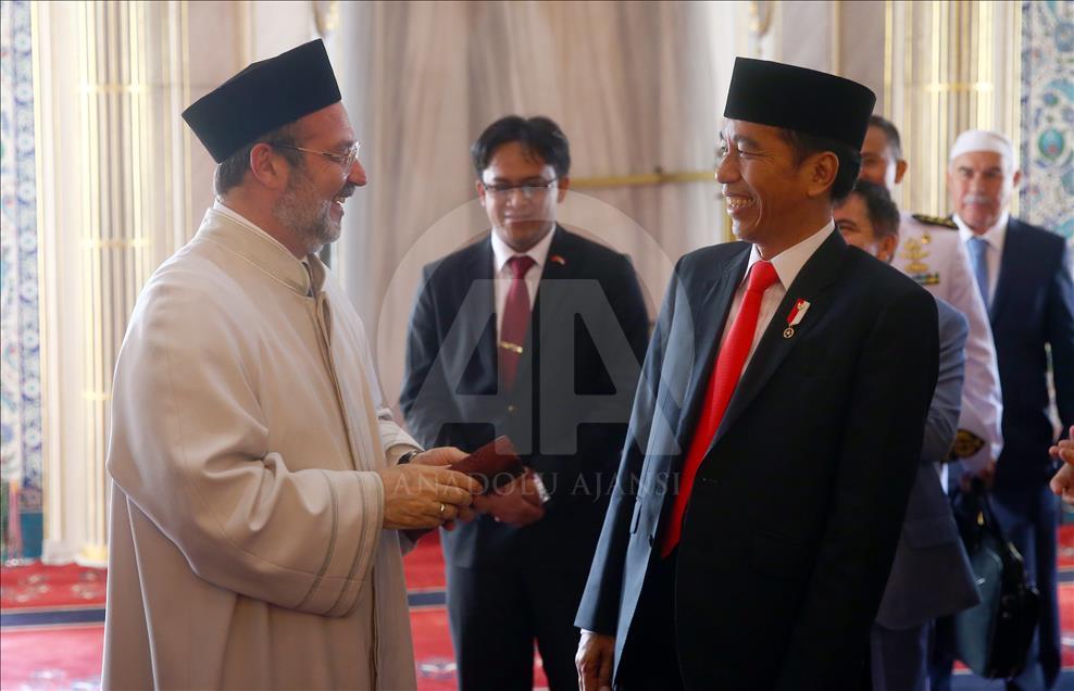 Endonezya Cumhurbaşkanı Widodo Kocatepe Camisi'nde
