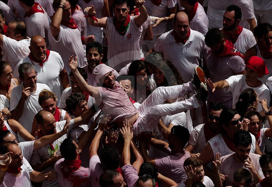 İspanya'nın ünlü San Fermin festivali başladı