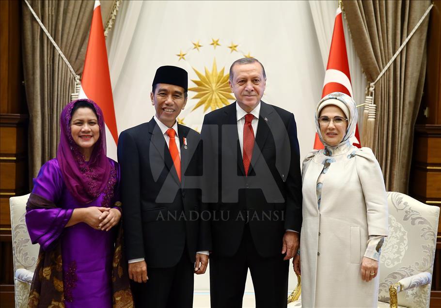 Endonezya Cumhurbaşkanı Widodo Ankara'da