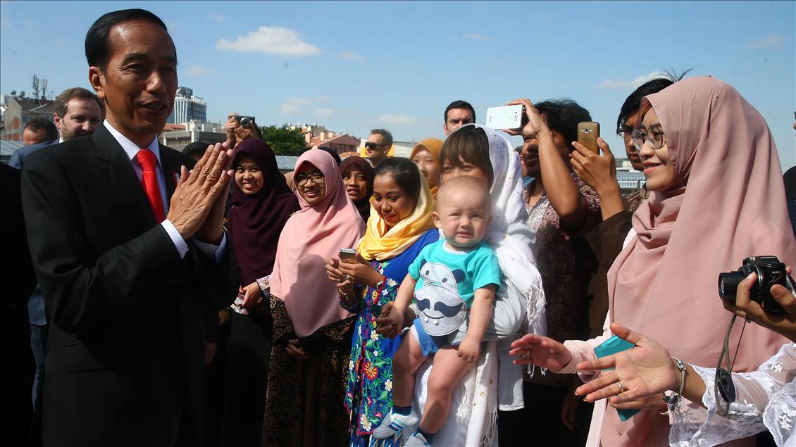 Endonezya Cumhurbaşkanı Widodo Kocatepe Camisi'nde