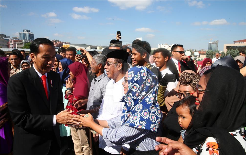 Endonezya Cumhurbaşkanı Widodo Kocatepe Camisi'nde