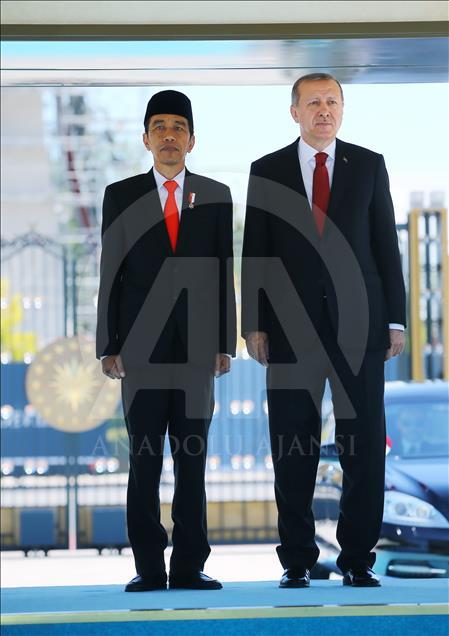 Endonezya Cumhurbaşkanı Widodo Ankara'da