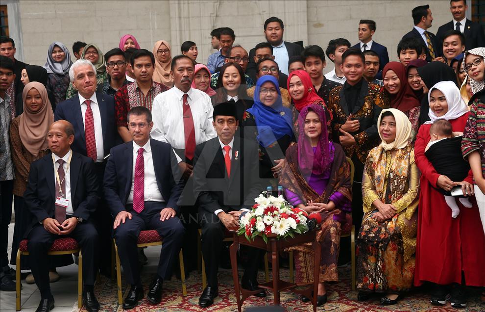 Endonezya Cumhurbaşkanı Widodo Kocatepe Camisi'nde