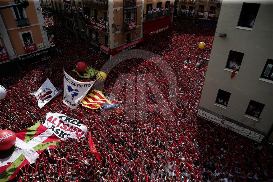 İspanya'nın ünlü San Fermin festivali başladı