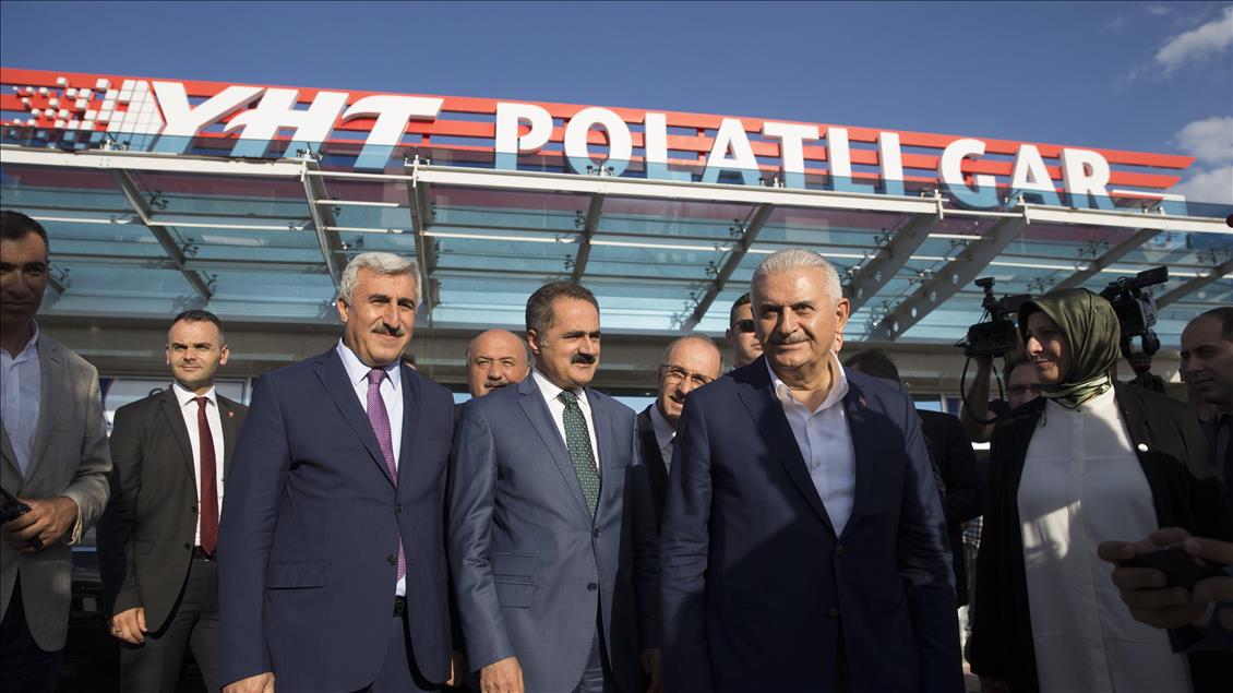 Yıldırım, Polatlı'dan Ankara'ya yüksek hızlı trenle döndü