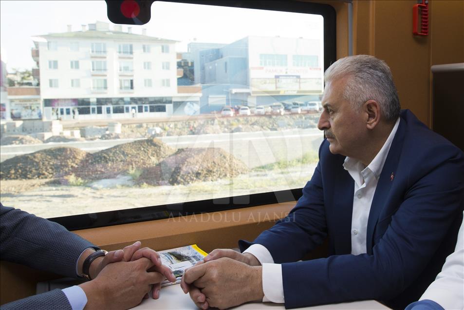 Yıldırım, Polatlı'dan Ankara'ya yüksek hızlı trenle döndü