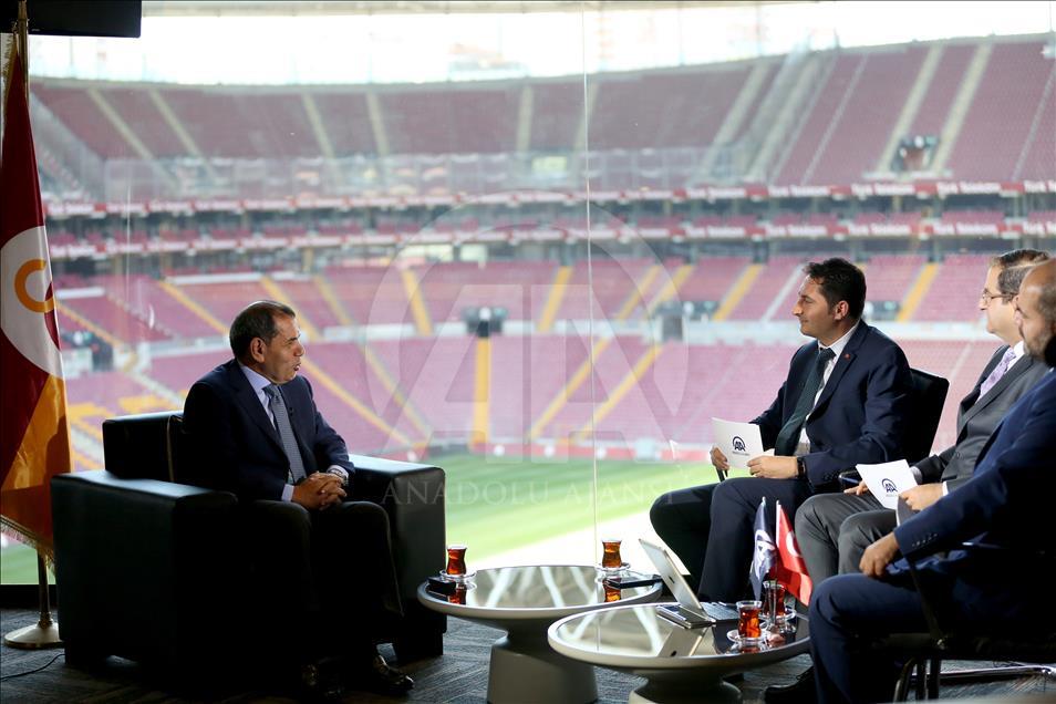 Dursun Özbek, AA Spor Masası'nda