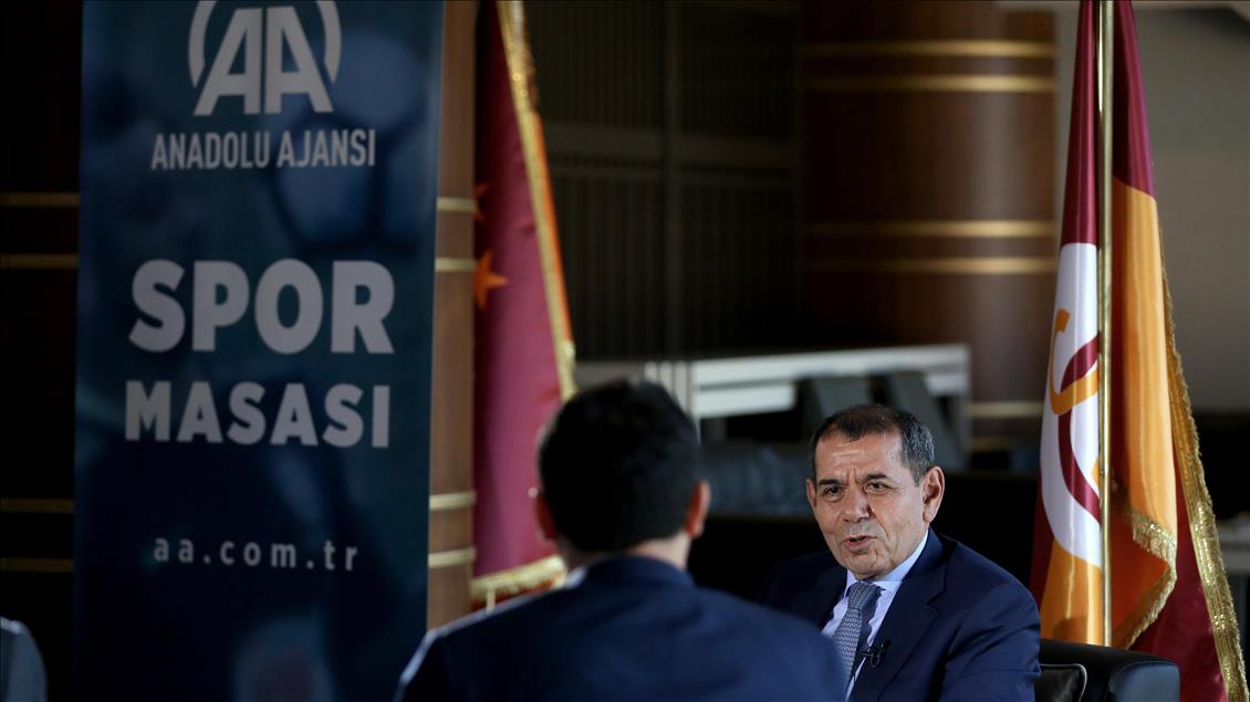 Dursun Özbek, AA Spor Masası'nda