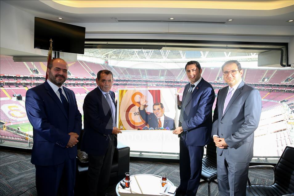 Dursun Özbek, AA Spor Masası'nda