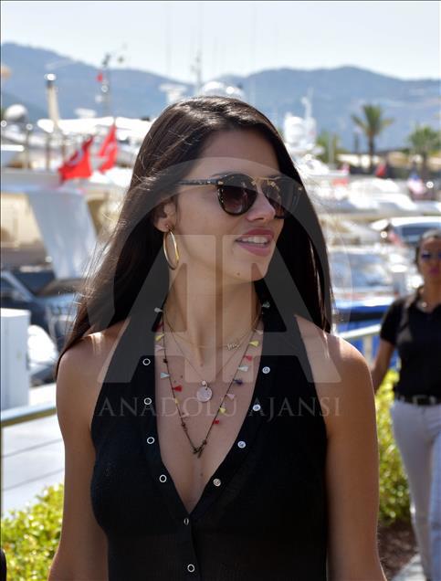 Brazilian top model Adriana Lima having holiday in Turkey's Bodrum