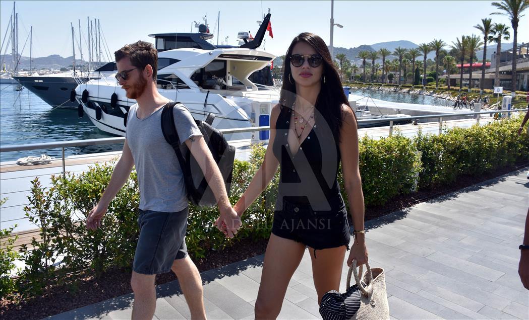 Brazilian top model Adriana Lima having holiday in Turkey's Bodrum