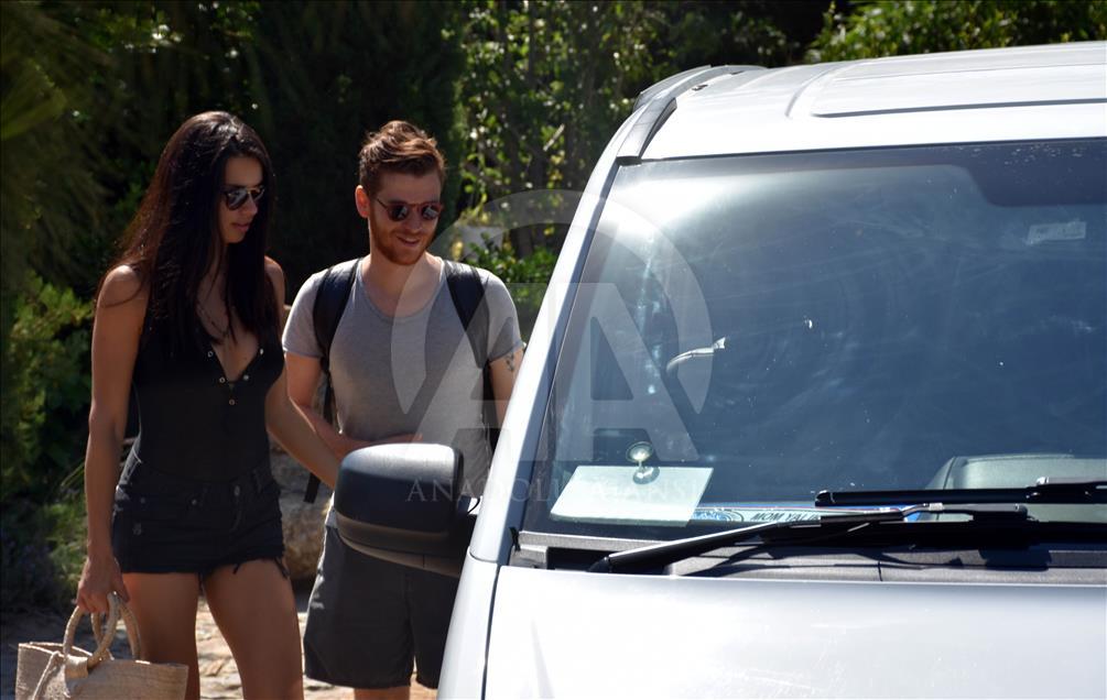 Brazilian top model Adriana Lima having holiday in Turkey's Bodrum