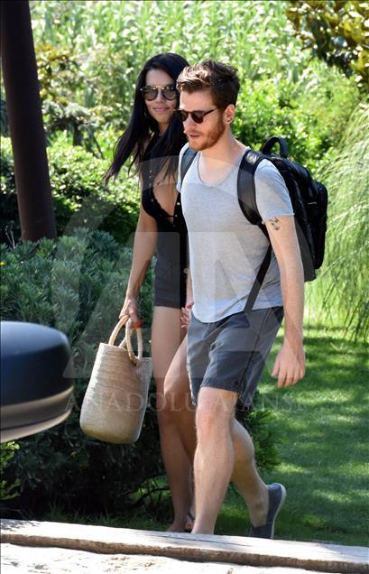 Brazilian top model Adriana Lima having holiday in Turkey's Bodrum