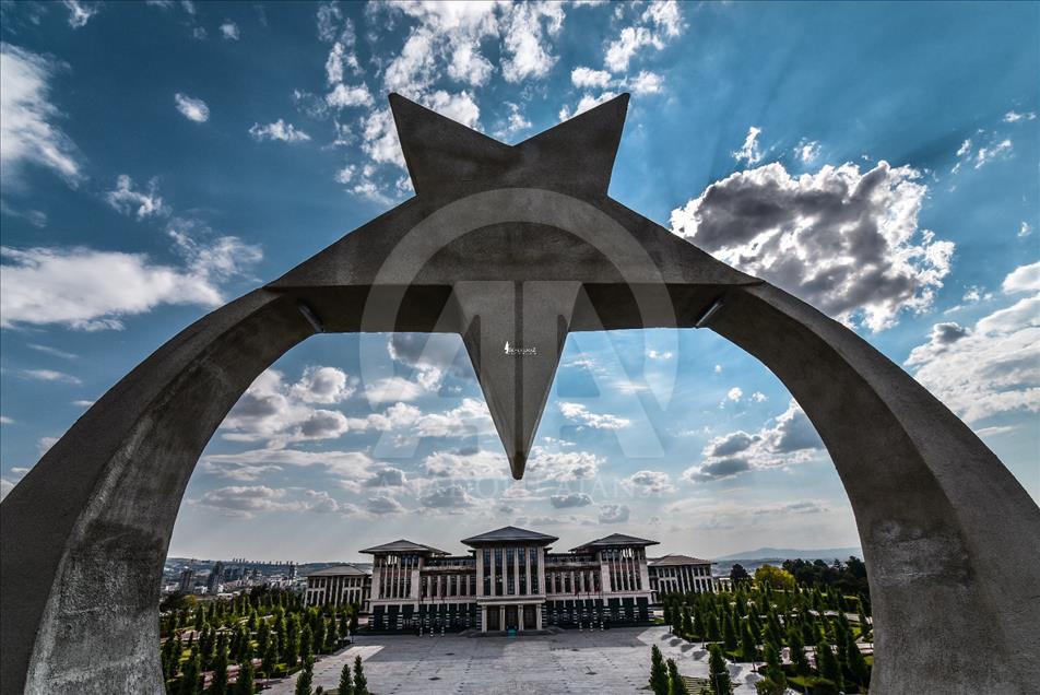 Beştepe'deki "15 Temmuz Şehitler Anıtı" açılışa hazır