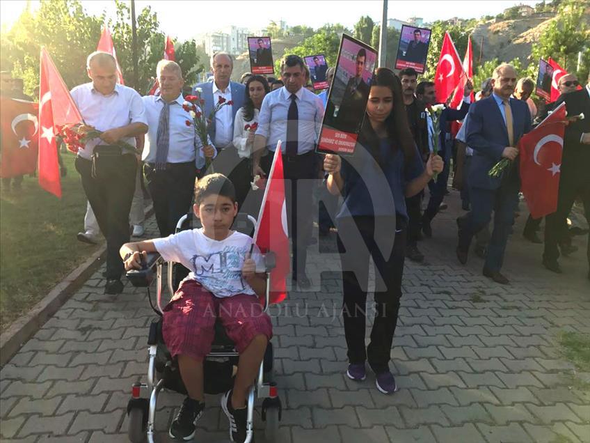 Tunceli'deki "teröre lanet yürüyüşü" başladı