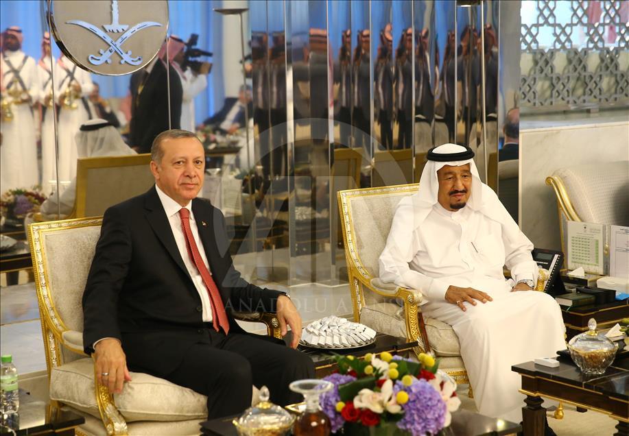 Cumhurbaşkanı Erdoğan, Suudi Arabistan'da