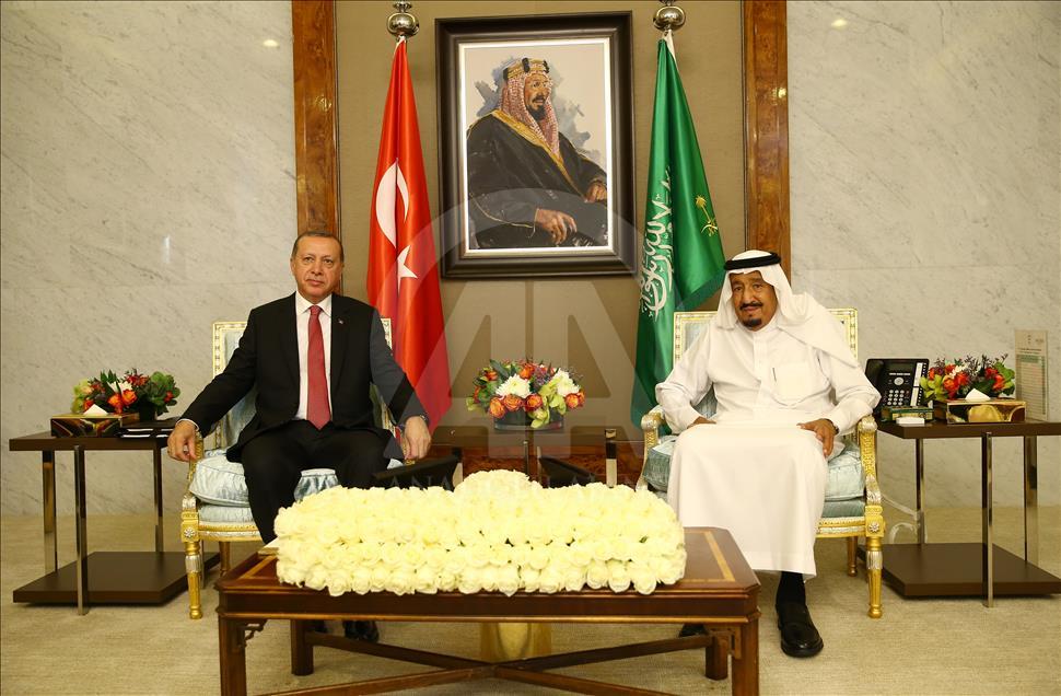 Cumhurbaşkanı Erdoğan, Suudi Arabistan'da