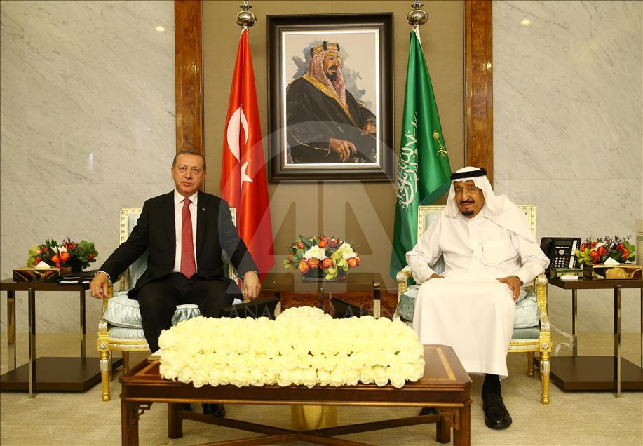 Cumhurbaşkanı Erdoğan, Suudi Arabistan'da