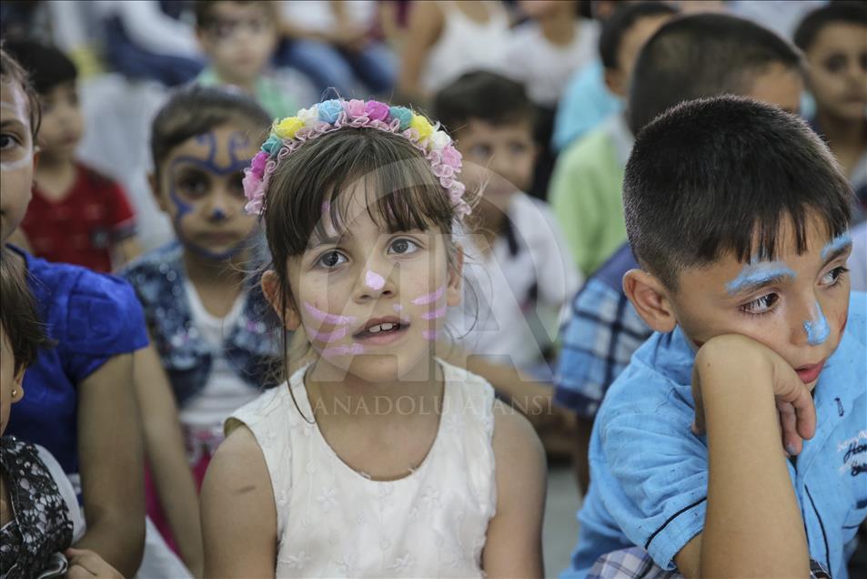 Hatay'da Suriyeli çocuklar için eğlence programı
