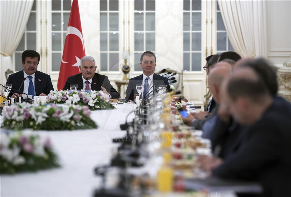 دیدار یلدریم با مدیران شرکت های آلمانی سرمایه گذار در ترکیه