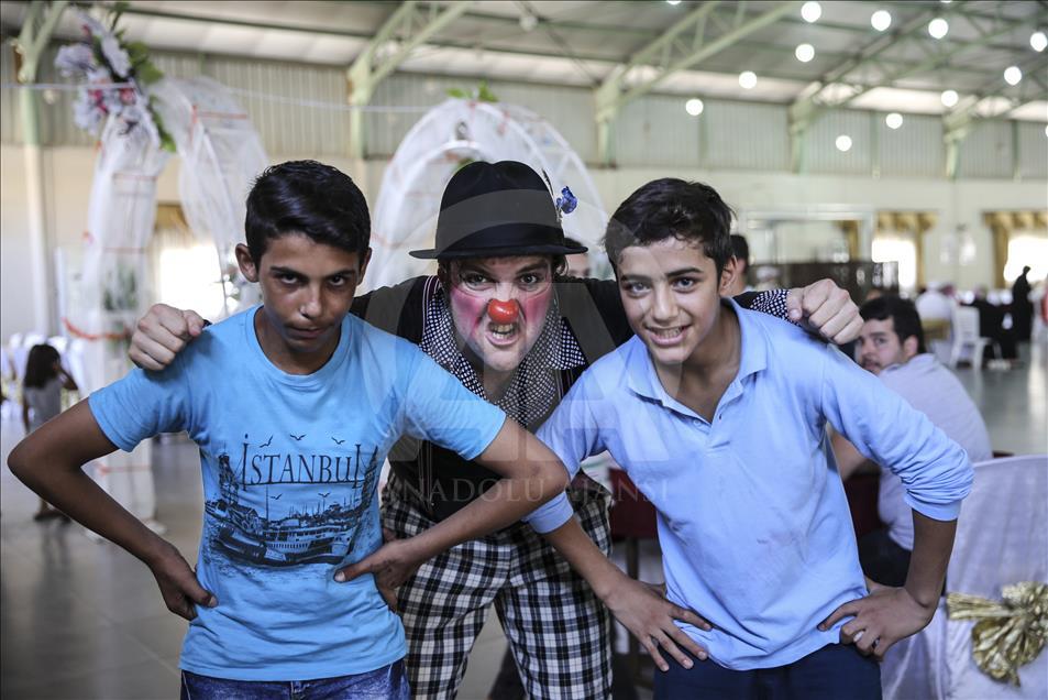 Hatay'da Suriyeli çocuklar için eğlence programı
