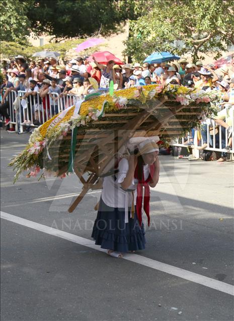 Colombians celebrate The Medellin Flower Festival