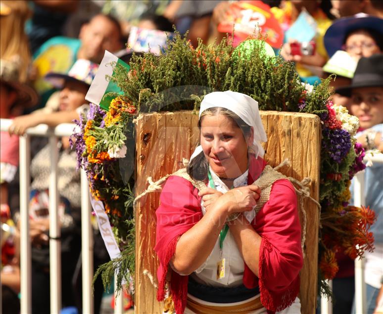 Colombians celebrate The Medellin Flower Festival