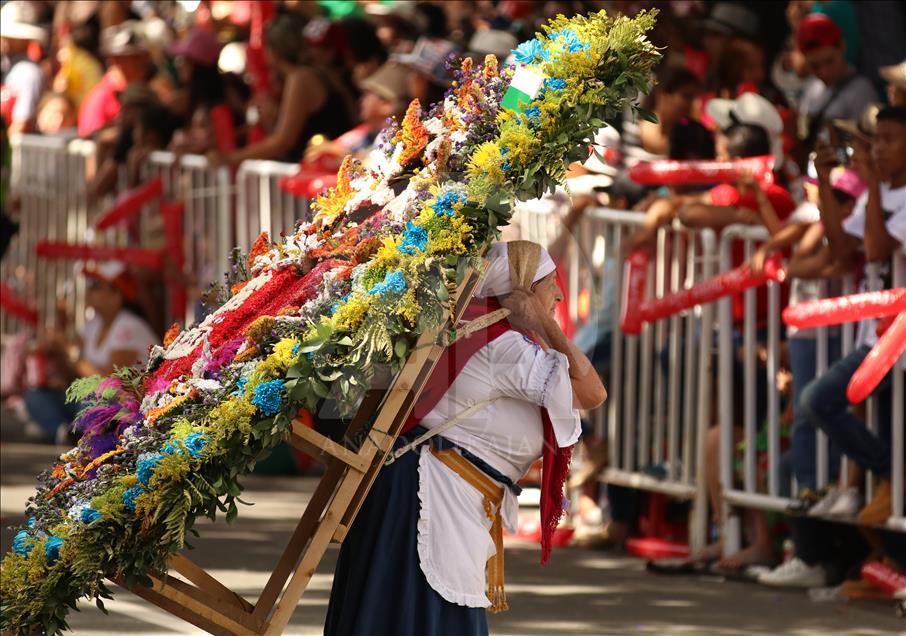 Colombians celebrate The Medellin Flower Festival