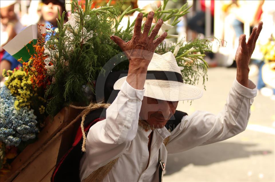 Colombians celebrate The Medellin Flower Festival