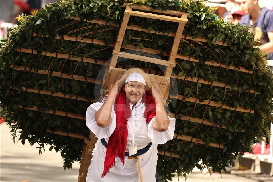 Colombians celebrate The Medellin Flower Festival