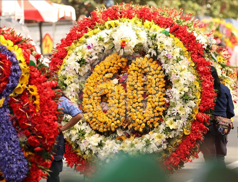Colombians celebrate The Medellin Flower Festival