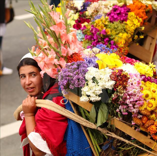 Colombians celebrate The Medellin Flower Festival