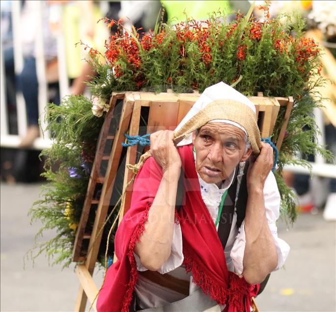 Colombians celebrate The Medellin Flower Festival