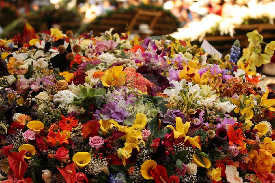 Colombians celebrate The Medellin Flower Festival