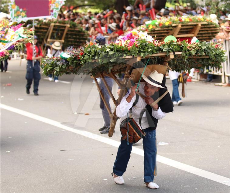 Colombians celebrate The Medellin Flower Festival