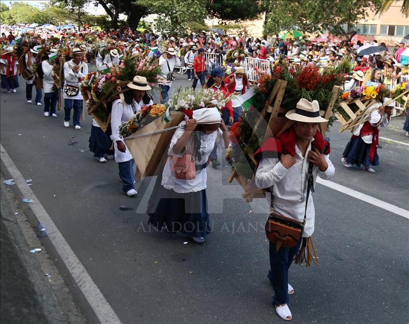 Colombians celebrate The Medellin Flower Festival