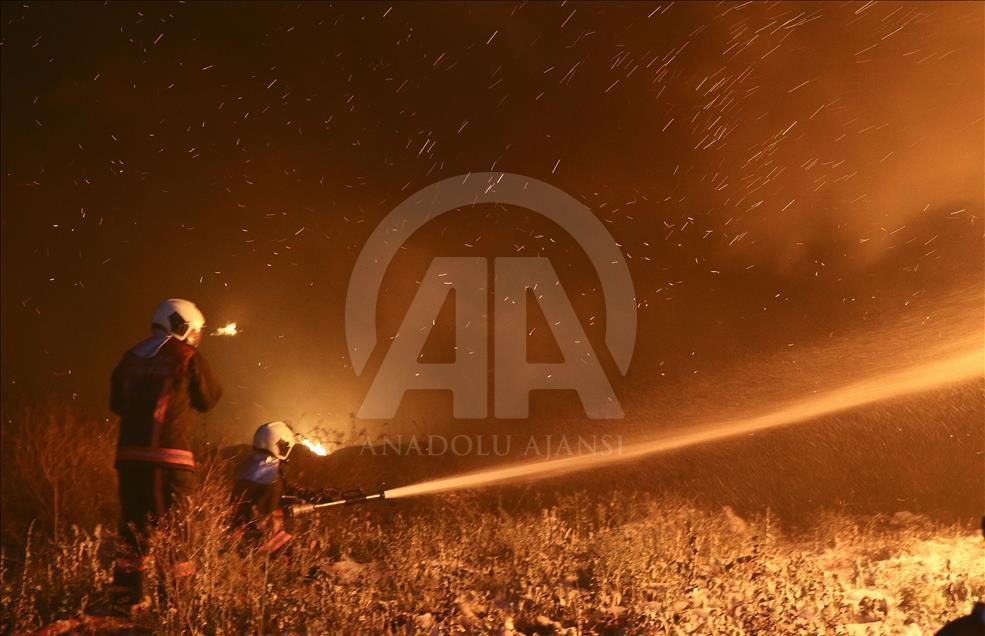 Başkentte Hurdacılar Sitesi'nde yangın
