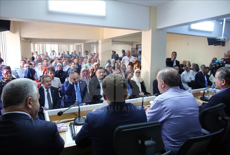 Cumhurbaşkanı Erdoğan Rize'de