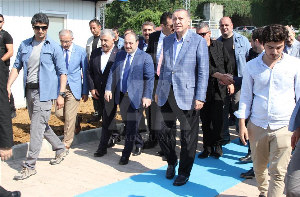 Cumhurbaşkanı Erdoğan Rize'de