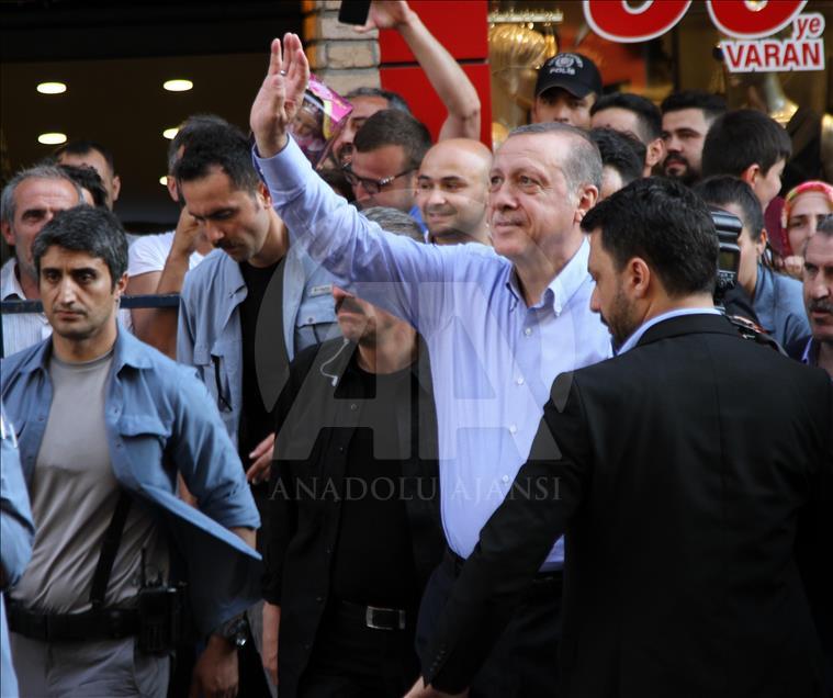 Cumhurbaşkanı Erdoğan Rize'de