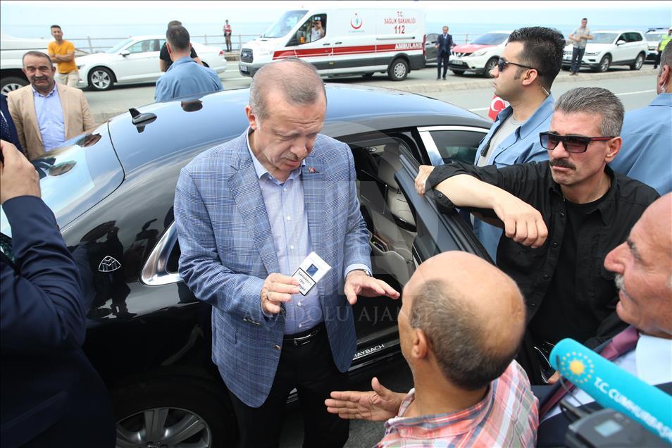 Cumhurbaşkanı Erdoğan Artvin’de