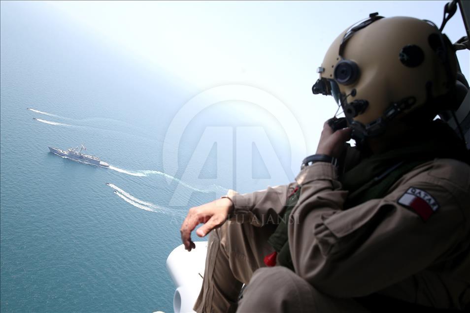 Türkiye ile Katar arasındaki deniz tatbikatı
